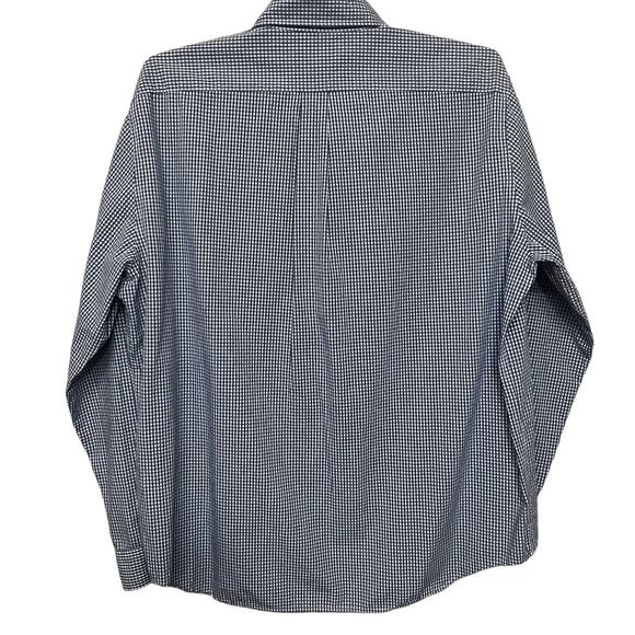 Abercrombie & Fitch Muscle Shirt mens XL blue/ white check button down - Picture 4 of 6